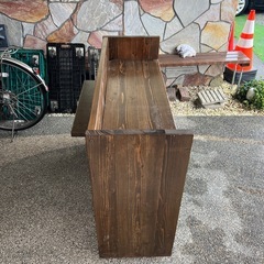 木製　収納棚の画像