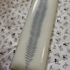 おしゃれな北欧風ガラス長皿　植物モチーフ　インテリアトレーにも◎（約15×50cm）の画像