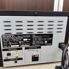 ソニー CDシステムコンポ HCD-SBT40 コンポ 2019年製 スピーカー SS-SBT40 オーディオ SONY 苫小牧西店の画像