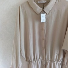 【タグ付き✨】イーハイフンワールドギャラリーピース　シャツ切替ロングワンピースの画像