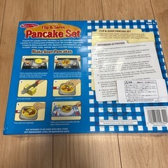 木製おままごと　パンケーキセットの画像