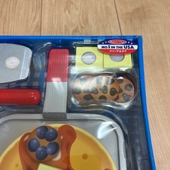 木製おままごと　パンケーキセットの画像