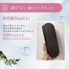 シャンプーボトル ディスペンサー マグネット 壁掛け レバー方式 シルバー 3本の画像