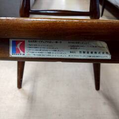 飛弾産業 ベビーチェア キツツキ 木製 レトロの画像