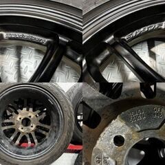 走行短め【FINALIST 165/55R15】夏タイヤ【Weds Sports SA-97F ウェッズ スポーツ 15インチ 5J4HPCD100+45】ブラック 22年製　(MTB901)クレジットカード QRコード決済可能の画像