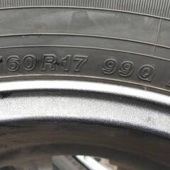 フォレスター 等 225/60R17 ‼️爆安‼️最終値下げ‼️⑦超超超バリ溝❗ 国産ヨコハマ アイスガード IG60❗ アルミ付き 国産 タイヤ !!　スタットレス　スタッドレス　雪 冬 ゆき PCD100 pcd100の画像