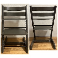美品　配送可能　ストッケ　トリップトラップ　総額5万3千円相当　ベビーセット＋トレイ込みの画像