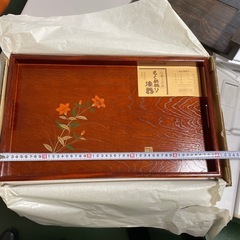 天然木お盆の画像