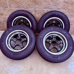 ジムニーシエラ（JB74）用　 深リムホイール スタッドレス  ブリヂストン
DM-V3 215/70R16 の画像