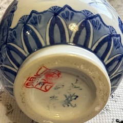 【新潟中央区】本格中国風青花瓷花瓶！山水人物の美しい手描きアートで部屋をエキゾチックに♪の画像