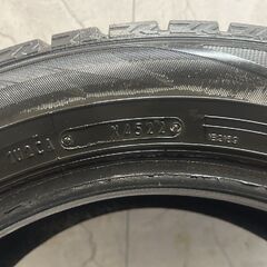 DUNLOP WINTERMAXX WM02 185/60R15 15インチ スタッドレス 1本 22年製 バリ溝 ヴィッツ シエンタ グレイス シャトル フィット等　(MTG977)クレジットカード QRコード決済可能の画像