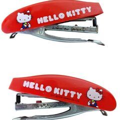 最終値下げ★SNOOPY 2ホール穴あけパンチ  •  HELLO KITTY ホッチキスセット　 日本製  レトロの画像