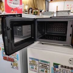 【愛品倶楽部柏店】アイリスオーヤマ 2023年製 電子レンジ PMB-F186 フラット庫内 ヘルツフリーの画像