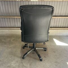 K39 オフィス ブラック  フェイクレザー 1台 事務 回転 昇降 椅子 いす デスク PC パソコンの画像