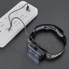 充電式 ヘッドライト ヘッドランプ LED 軽量 500mAh 300lm 防水の画像