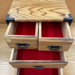 ◇ドリーム尼崎1号館◇【ジモティー割引対象商品】和風3段小物入れの画像