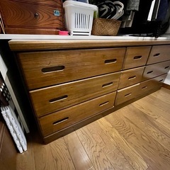 差し上げます。クローゼット内収納ひきだし引き出しの画像