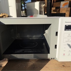 動作確認済　2023年製　パナソニック　Panasonic　電子レンジ　NE-FL1A-W　フラットタイプ　ホワイトの画像