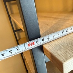 木製オープンシェルフの画像