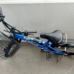 自転車 子供 ジェネレーターキッズE 18インチ イオンバイク 青 ブルーの画像