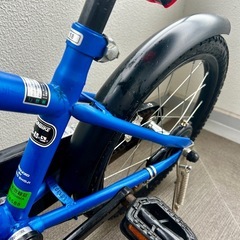 自転車 子供 ジェネレーターキッズE 18インチ イオンバイク 青 ブルーの画像