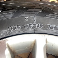 235/65R17スタッドレスタイヤ・ホイール4本セット（VOLVO XC60）の画像