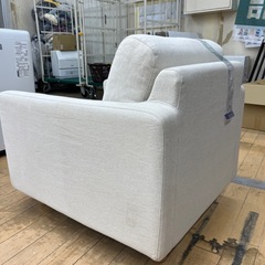 無印良品 1人掛けソファー ファブリック 家具 ソファー スリムアームシーター ベージュ のご紹介です！の画像