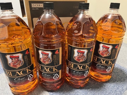 ブラックニッカ　クリア　4L×4本