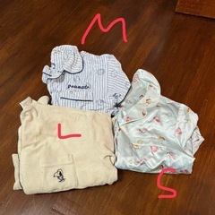 スヌーピー、カービィ　パジャマの画像