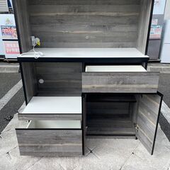 【倉庫保管】レンジボード  KAGUCOCO 食器棚 参考価格49,999円【送料に設置費込み】🚚自社配送時💳代引き可🚚(現金、クレジット、スマホ決済対応)の画像