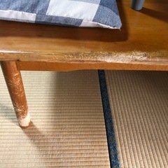 テーブル×2   扇風機×1   椅子×1の画像