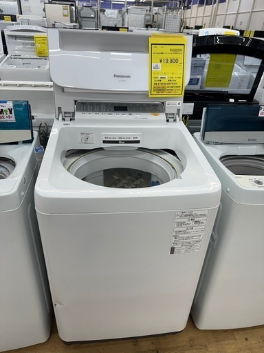 【ドリーム川西店御来店限定】☆ジモティー見たよ♪割引☆パナソニック　8.0kg洗濯機　NA-FA80H6  2018年製／クリーニング済み【2125560000032857】