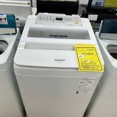 【ドリーム川西店御来店限定】☆ジモティー見たよ♪割引☆パナソニック　8.0kg洗濯機　NA-FA80H6  2018年製／クリーニング済み【2125560000032857】の画像