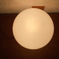 ヴィンテージ照明 電球色 インテリア ドーム型 レトロの画像