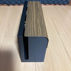 【ほぼ未使用品】switch対応 収納したままゲームができるケース ブラックの画像