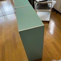 カラーボックス 美品 ティファニーブルーの画像