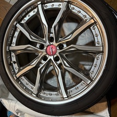 クレンツェのヴェラーエのホイール　20インチ、ピッチ112、ほぼ新品のNittoサマータイヤ付き4本セットの画像