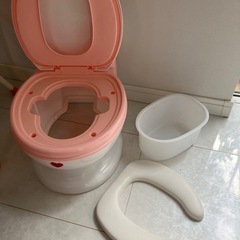 補助便座　洋式型おまる　子供トイレ　トイトレ　豆椅子　の画像