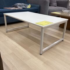 A-415【リユースのサカイ野々市店】ジモティ来店特価‼ ローテーブル ホワイト クリーニング済みの画像