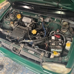 希少！スバル ヴィヴィオ T-top レトロ 人気カラーグリーン レカロシート の画像