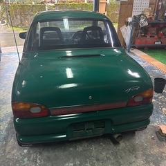 希少！スバル ヴィヴィオ T-top レトロ 人気カラーグリーン レカロシート の画像