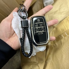 アルファード キーケース 30系後期 キーカバー ヴェルファイア30系 スマートキーケース キーホルダー 高級 軽量 傷防止 TPU製 6ボタン おしゃれの画像