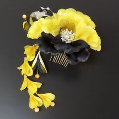 【美品】ヘアアクセサリー（成人式・結婚式の前撮りや浴衣に）【管理番号60】の画像