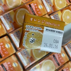 100% オレンジジュース　30本　200ml の画像