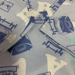 90cm プラレール ブルー 長袖パジャマ ルームウェア 男児 子ども キッズ ベビー 上下セット 男の子 セットアップの画像