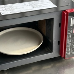 A645◇ヤマゼン オーブンレンジ◇2017年製◇600W◇電子レンジ◇MOR-Y165レッドの画像