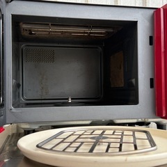 A645◇ヤマゼン オーブンレンジ◇2017年製◇600W◇電子レンジ◇MOR-Y165レッドの画像