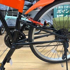 TRUSCO トラスコ 折り畳み式ノーパンク自転車 A24AEY0278 THR5562 26インチ のご紹介です！の画像