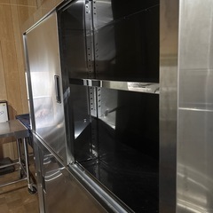 A-183 タニコー　ステンレス食器棚❗️W1500の画像