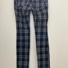 《決まりました》チェック柄スキニーパンツ61cmの画像